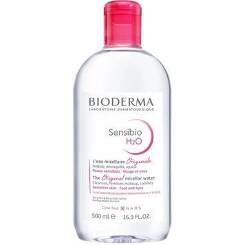 Міцелярна вода для очищення обличчя та очей Bioderma Sensibio H2O для чутливої шкіри, 500 мл 2371162692 фото