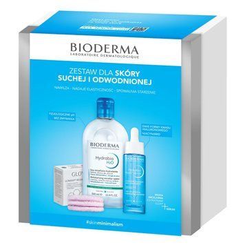 Bioderma набір Hydrabio, Hyalu+, serum, 30ml + H2O, міцелярна вода, 500ml + Glov Y-1 фото