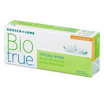 Щоденні контактні лінзи Biotrue ONEday for Astigmatism, 30 шт(очікувати до 9 робочих днів) ZR-0012128.30 фото