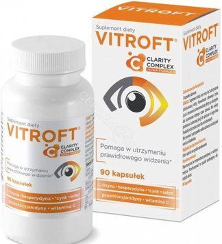 Вітаміни для очей і зору 90 кап Vitroft Вітрофт Verco Польща 2117654664 фото