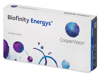Щомісячні контактні лінзи Biofinity Energys CooperVision, 3 шт(очікувати до 7 роб днів) CV-BFE3 фото