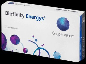 Щомісячні контактні лінзи Biofinity Energys CooperVision, 3 шт(очікувати до 5 роб днів) ZR-0121226.3 фото